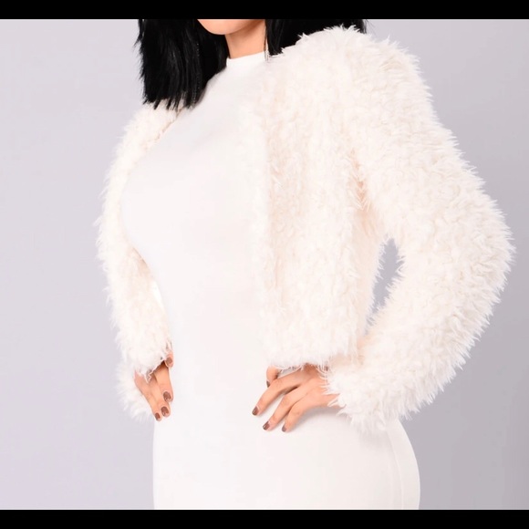 Cropped Faux Jacket - Picture 2 of 6